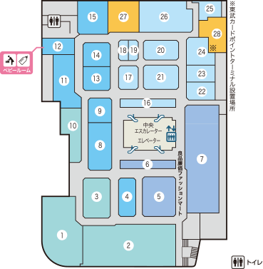 3F ファミリーとリビングのフロア